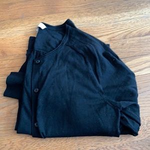 Loft waist length black cardigan